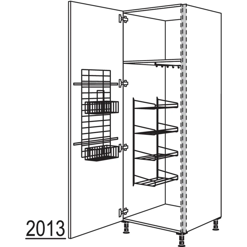 nobilia Besen-/ Geräteschrank NHSBF50-1 50 cm