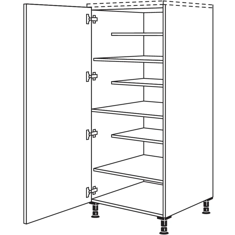 nobilia Highboard Schuhschrank HWSF60 60 cm