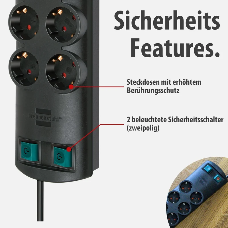 Brennenstuhl Primera-Line Steckdosenleiste 10-Fach