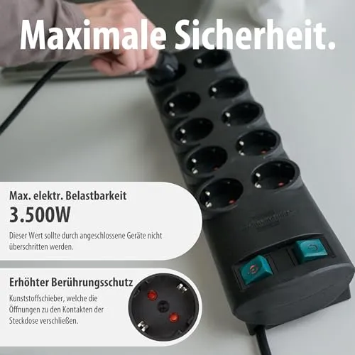 Brennenstuhl Primera-Line Steckdosenleiste 10-Fach