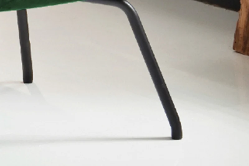 KAWOLA Hocker LOTTE Polsterhocker velvet smaragd