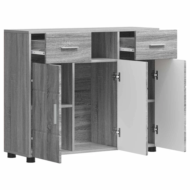 Holzschrank Graues Sonoma 88,5 x 30,5 x 73 cm