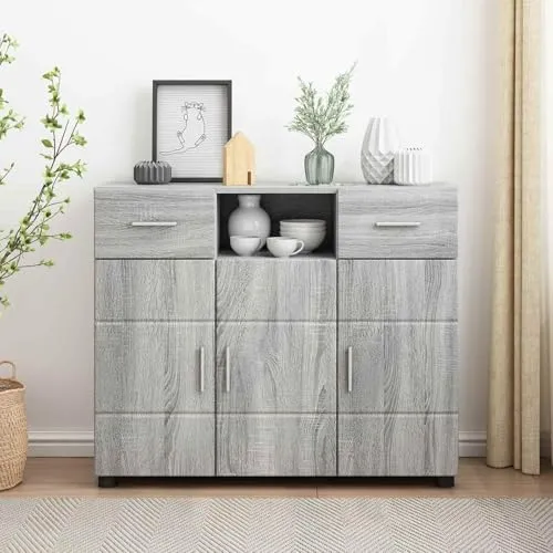Holzschrank Graues Sonoma 88,5 x 30,5 x 73 cm