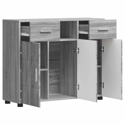 Holzschrank Graues Sonoma 88,5 x 30,5 x 73 cm