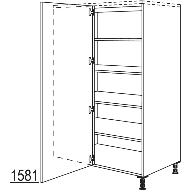 nobilia XL-Eck-Highboard HEF100-50-X