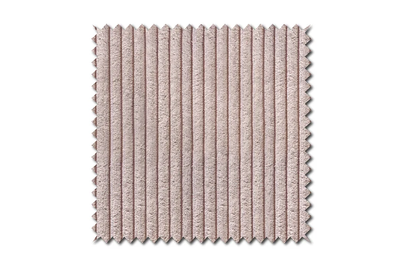 KAWOLA Sitzgruppe CHARME Sofa Sessel Hockerbank Cord rosa
