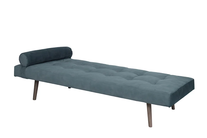 KAWOLA Daybed GRINO Liege Stoff Velvet petrol