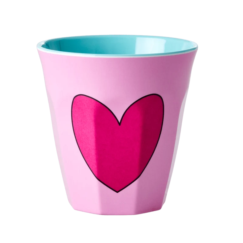 rice- Mittelgroße Becher - Pink - Heart - 250ml