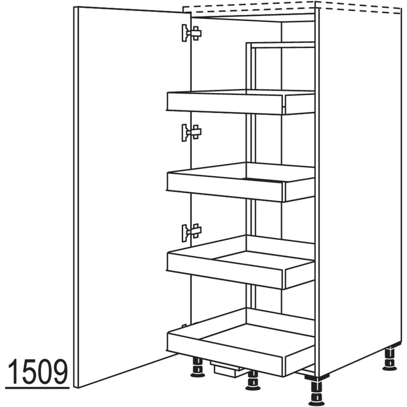 nobilia Highboard Cargo HCF60 60 cm