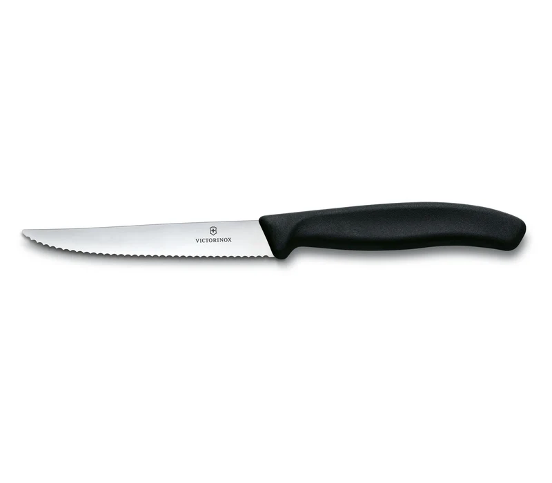 Victorinox - Steakmesser Swiss Classic spitz schwarz