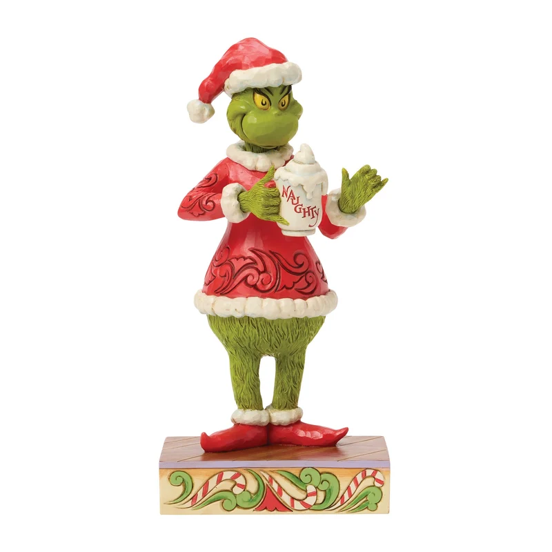 The Grinch, mit einer Tasse heißer Schokolade - 22,5cm, Jim Shore 2026