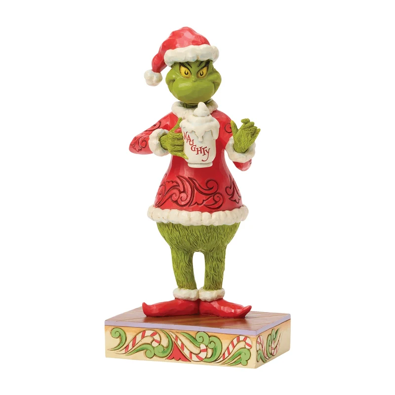The Grinch, mit einer Tasse heißer Schokolade - 22,5cm, Jim Shore 2026