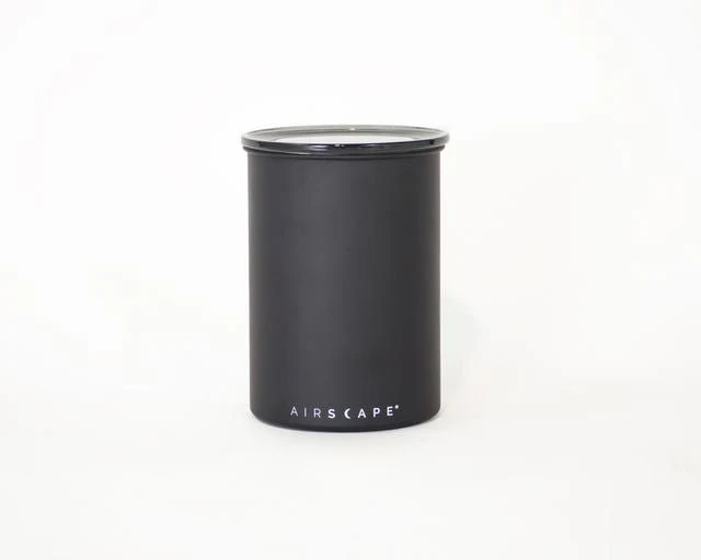 Airscape® 'Edelstahl-Aromabehälter mittel, schwarz matt'