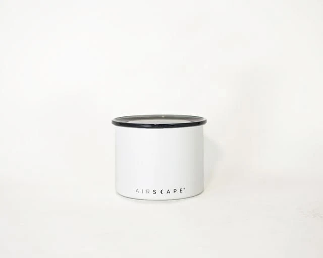 Airscape® Edelstahl-Aromabehälter klein, weiß matt