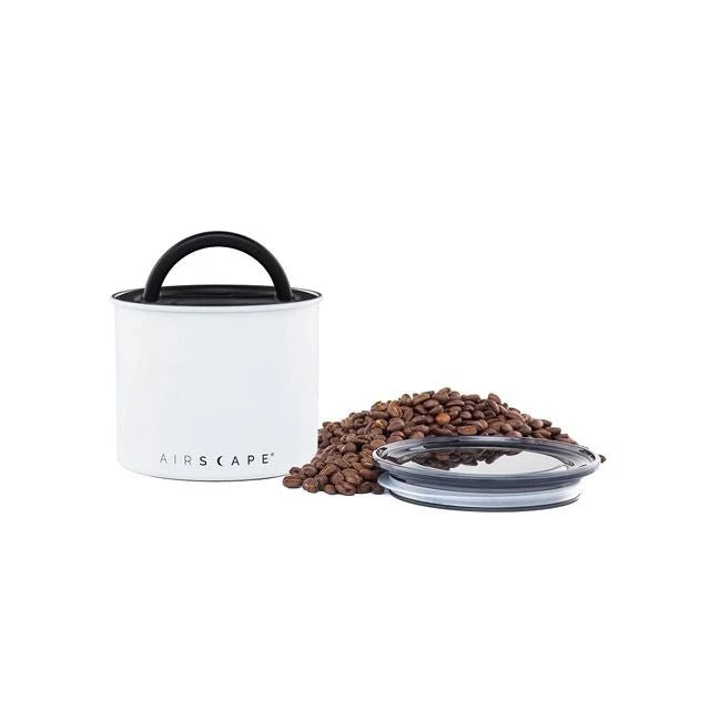 Airscape® Edelstahl-Aromabehälter klein, weiß matt