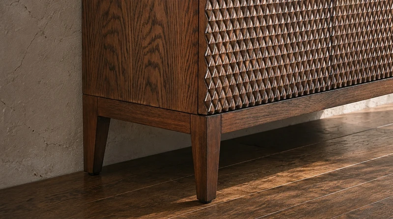KAWOLA Sideboard COPAS 3 Türen Eiche furniert braun