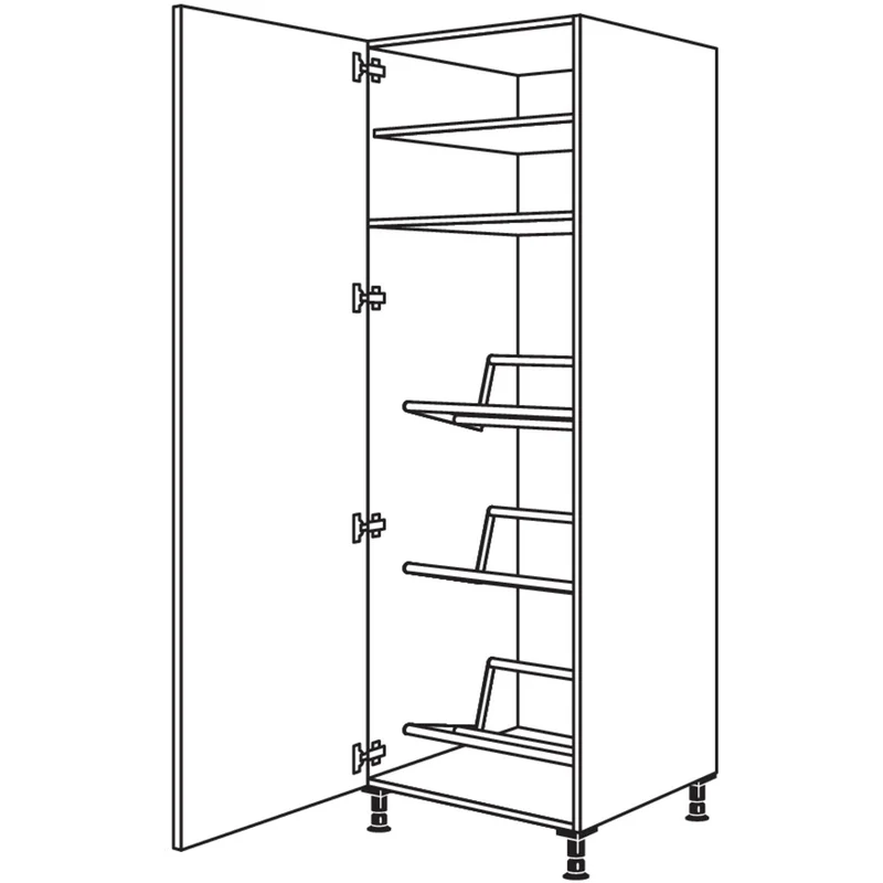 nobilia Hochschrank für Getränkekisten HGTKF60-1 60 cm