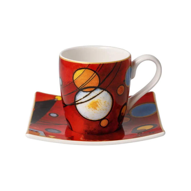 Goebel Artis Orbis Wassily Kandinsky Espressotasse 'Schweres Rot 6,5' 2023