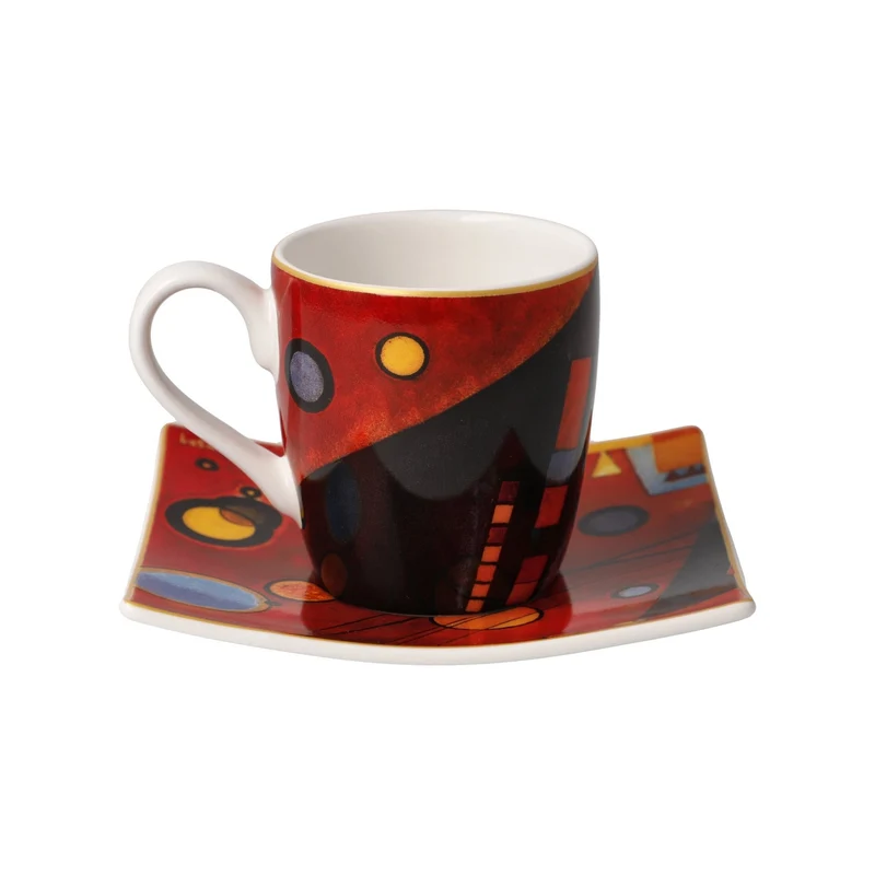 Goebel Artis Orbis Wassily Kandinsky Espressotasse 'Schweres Rot 6,5' 2023