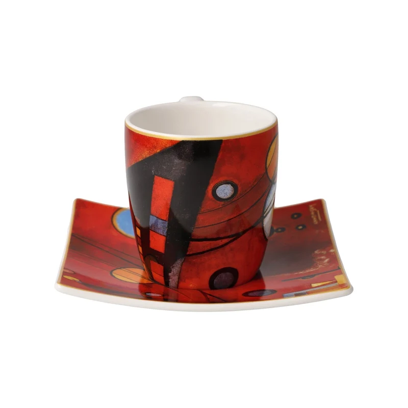Goebel Artis Orbis Wassily Kandinsky Espressotasse 'Schweres Rot 6,5' 2023