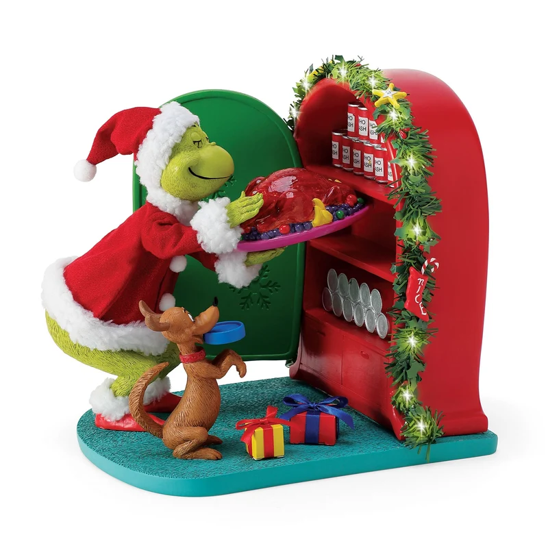 The Grinch, Weihnachtsessen - 25,5cm, Possible Dreams by D56, 2026