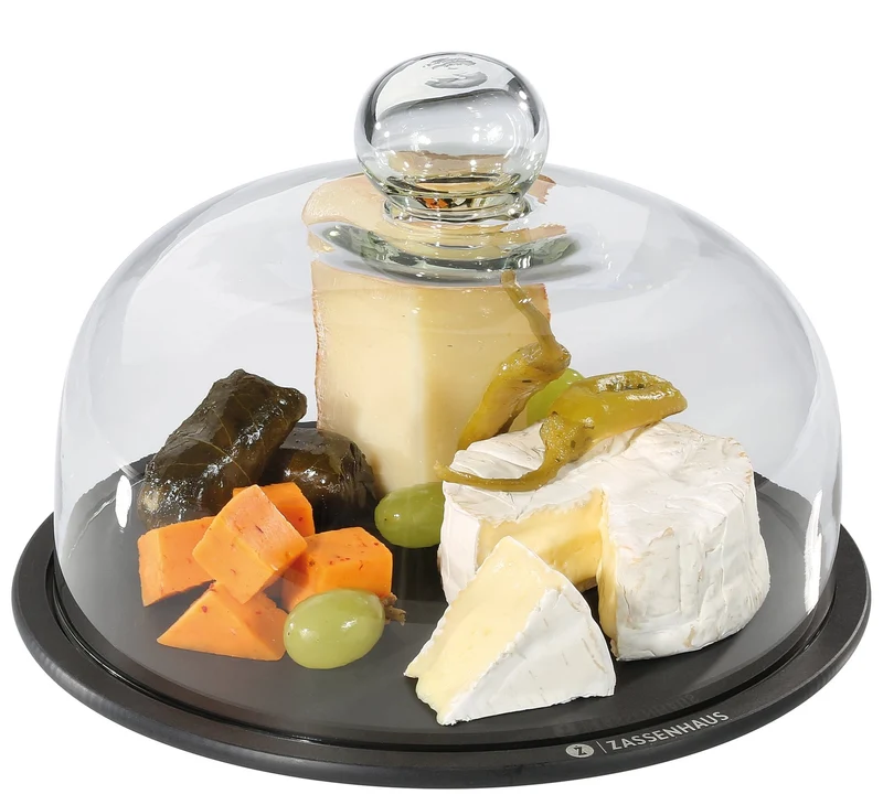 Zassenhaus, Käseglocke mit Glasdeckel "Comfort Plus", D23cm/15,5cm