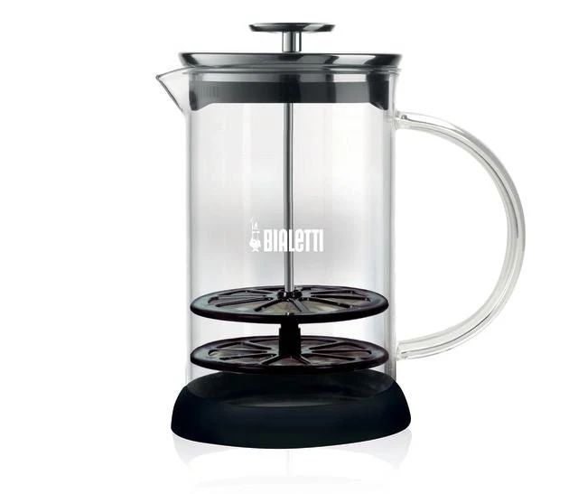 Bialetti, Milchaufschäumer "Cappuccinatore" aus Glas, 330ml