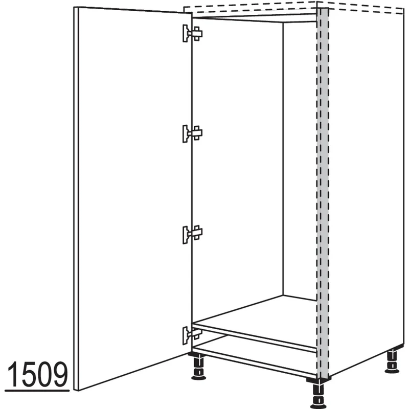 nobilia Geräte-Umbau Kühlautomat NGSF140 60 cm