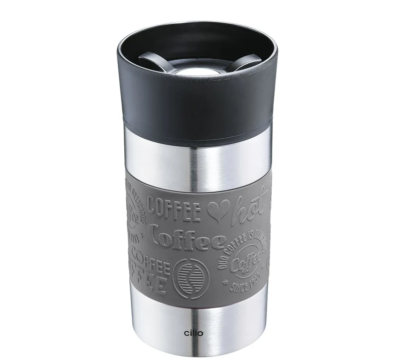Cilio, Isolierbecher "Viaggio" 300ml, Farbe grau