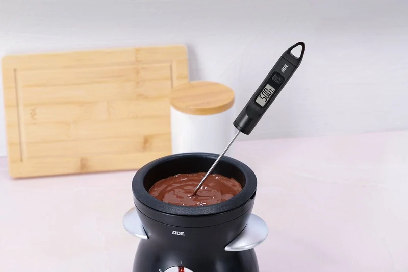 ADE digitales Küchenthermometer - schwarz - 22,4 cm