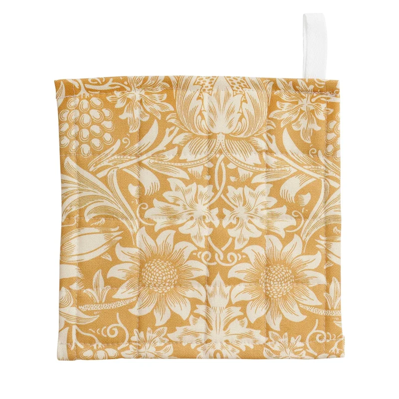 KLIPPAN - Topflappen "Sunflower" Serie, gewebte Baumwolle, 20x20cm