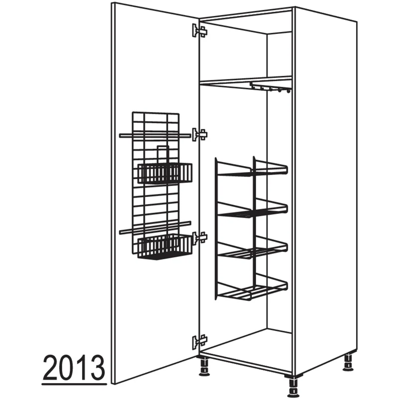 nobilia Besen-/ Geräteschrank HBF50-1 50 cm