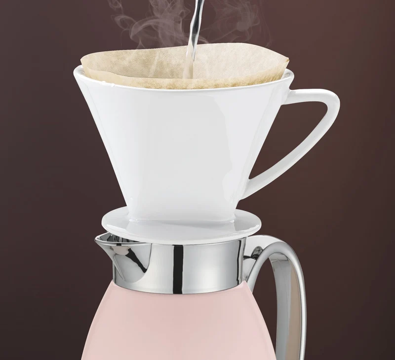 Cilio, Isolierkanne "Venezia", Farbe rosa matt, Inhalt 1.0l