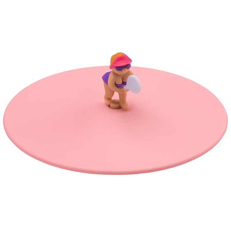 LURCH Mein Deckel Beach Friends Tina Tennis - 10,5cm