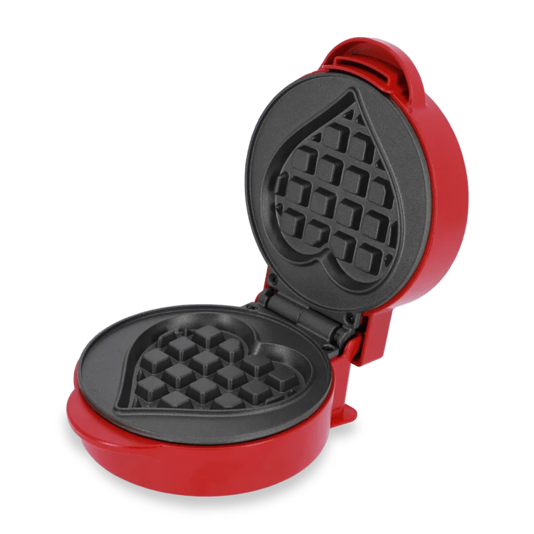 ADE Mini-Waffeleisen - herzförmig - 8,7 cm