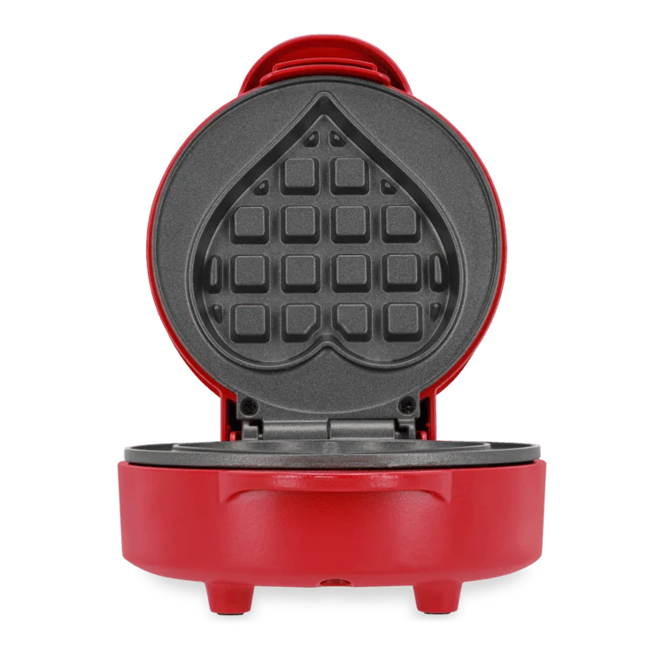 ADE Mini-Waffeleisen - herzförmig - 8,7 cm