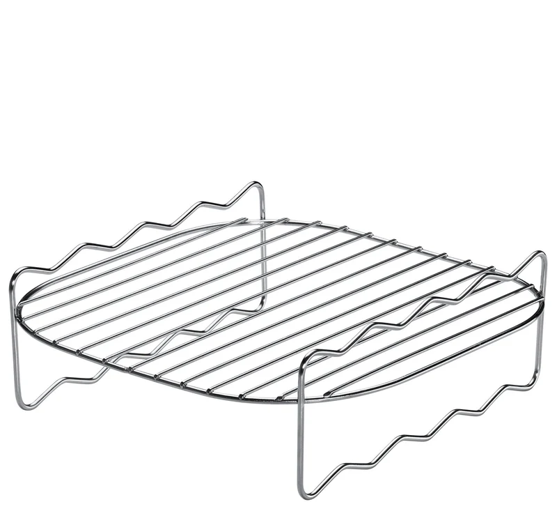 Küchenprofi, Grill-Set zu Heißluftfritteuse, 5 Tlg, Maße 21,5 × 21,5 × 7 cm