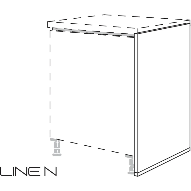 nobilia XL-LINE N-Abschlusswange NUWA50-X