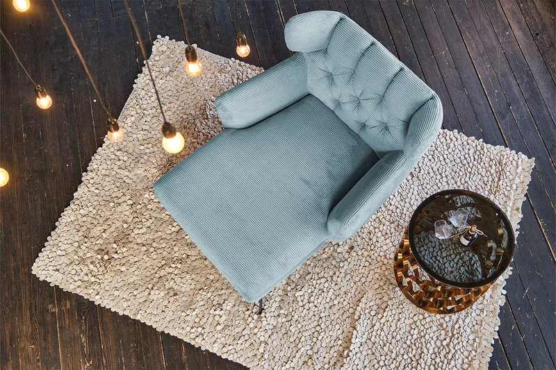 KAWOLA Longseat CHARME Cord hellblau