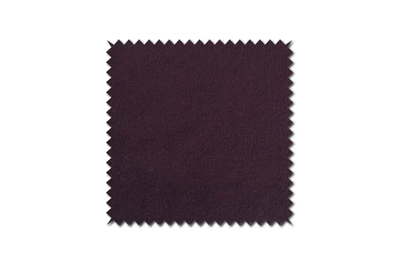 KAWOLA Hocker LOTTE Polsterhocker velvet purple
