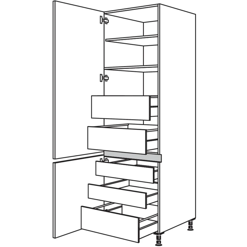 nobilia Hochschrank NHI60-3 60 cm