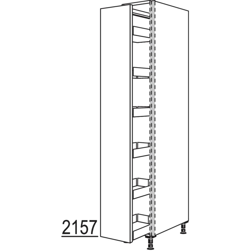 nobilia XL-Apothekerschrank NHSAF30-2X 30 cm