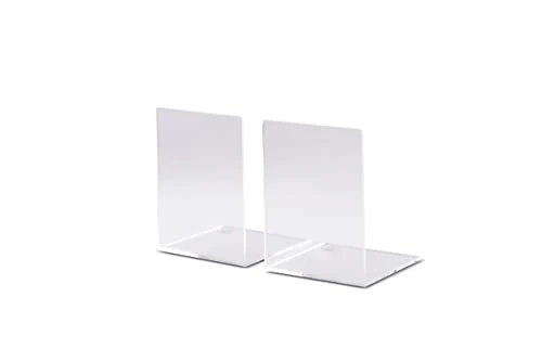 MAUL Buchstütze transparent Acryl Set glasklar fürs Büro