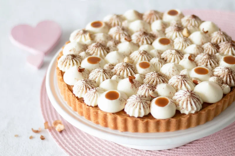 Städter, Tarteform mit Hebeboden "We love Baking", D28cm/H2,2cm, Metall Silber
