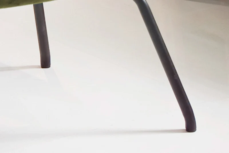 KAWOLA Hocker LOTTE Polsterhocker velvet olivgrün