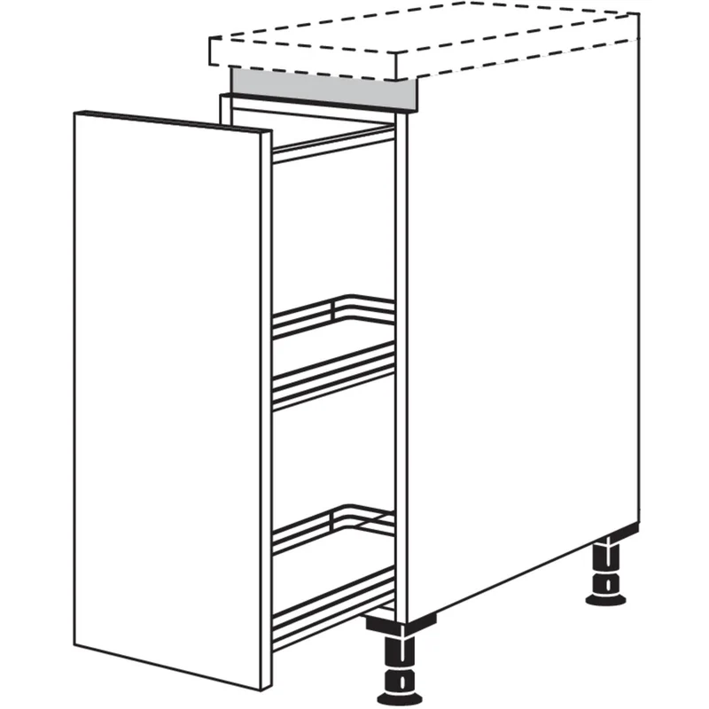 nobilia XL-Auszugschrank NUAM20-X 20 cm