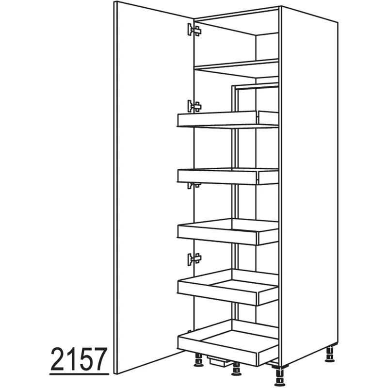 nobilia XL-Vorratsschrank Cargo HCF60-2X 60 cm