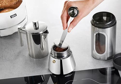 Tamper mit Kaffeemaß