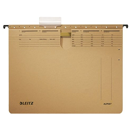 Leitz Hängehefter Alpha/1914 – 00 – 00 naturbraun Inh. -a4-lot-25