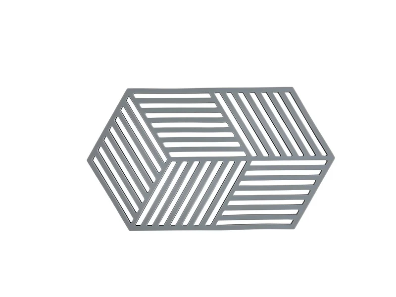 Zone Denmark, Untersetzer Hexagon, Cool grey, 24 x 14 x 09 cm